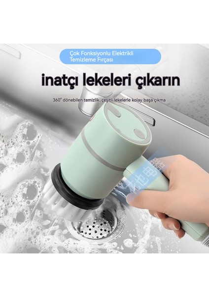 Mutfak Ev Elektrikli Temizlik Bulaşık Fırçası (Yurt Dışından)
