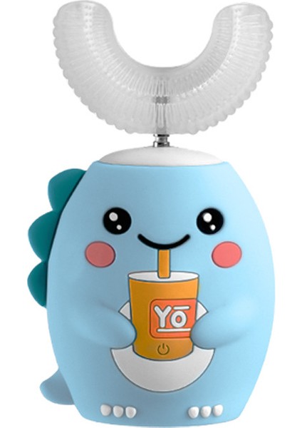 Çocuk U-Şeklinde Silikon Yumuşak Saç Elektrikli Diş Fırçası (Yurt Dışından)