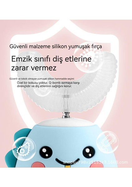 Çocuk U-Şeklinde Silikon Yumuşak Saç Elektrikli Diş Fırçası (Yurt Dışından) fırsatları