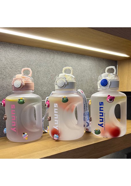 1000ML Karikatür Büyük Kapasiteli Plastik Spor Şişesi (Yurt Dışından) fiyatları