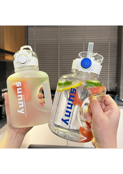 1000ML Karikatür Büyük Kapasiteli Plastik Spor Şişesi (Yurt Dışından) fırsatları