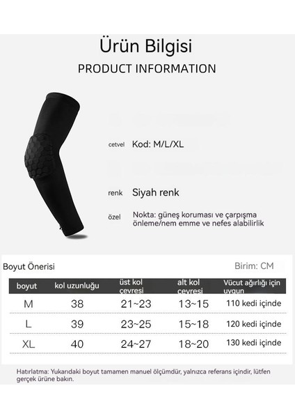 Dış Mekan Koruma Spor Güneş Koruması Dirsek Koruyucu (Yurt Dışından) indirimleri