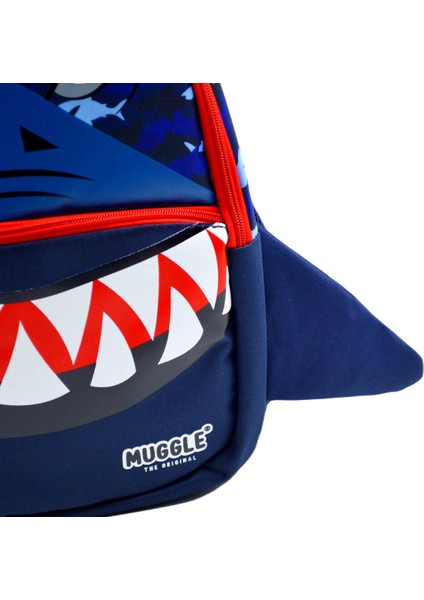 3 Bölmeli Shark Okul Sırt Çantası Mavi MU 9567 fırsatları