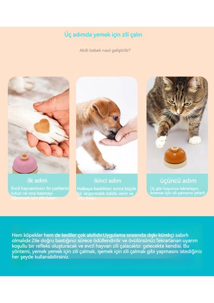 Pet Büyük Çağırma Zili Eğitim Oyuncağı (Yurt Dışından) modelleri