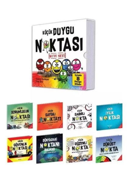 Küçük Duygu Noktası Seti - 8 Kitap Takım – Kutulu - Diane Alber