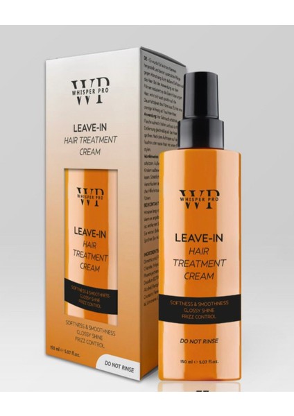 Leave In Hair Treatment Cream Durulanmayan Saç Bakım Kremi 150 ml