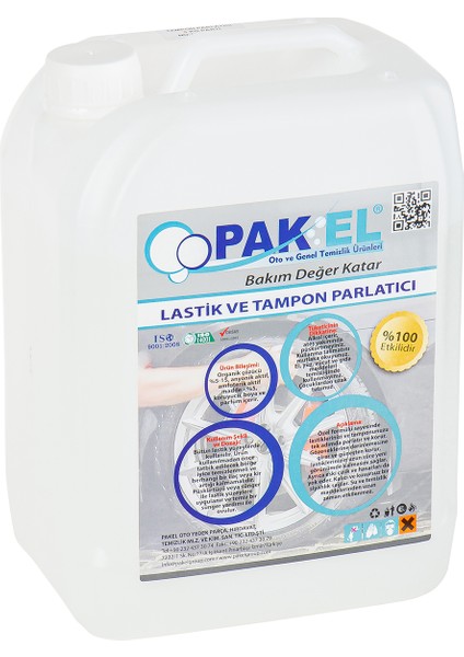 Profesyonel Lastik ve Tampon Parlatıcı 5 Kg