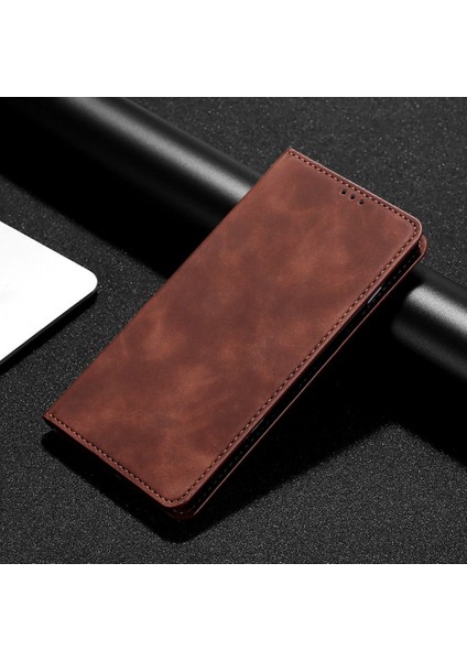 Tecno Camon 19 Pro Için Telefon Kılıfı Kart Yuvalı Deri Telefon Kılıfı (Yurt Dışından)
