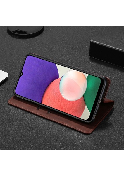 Tecno Camon 19 Pro Için Telefon Kılıfı Kart Yuvalı Deri Telefon Kılıfı (Yurt Dışından)