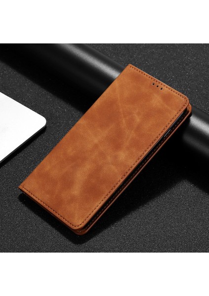 Tecno Camon 19 Pro Için Telefon Kılıfı Kart Yuvalı Deri Telefon Kılıfı (Yurt Dışından)