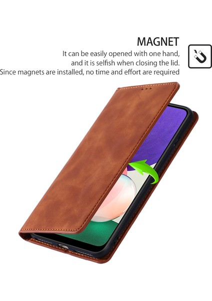 Tecno Camon 19 Pro Için Telefon Kılıfı Kart Yuvalı Deri Telefon Kılıfı (Yurt Dışından)