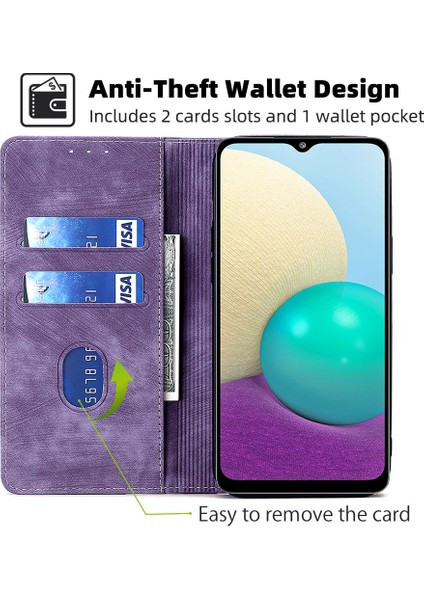 Tecno Camon 19 Pro Için Telefon Kılıfı Kart Yuvalı Deri Telefon Kılıfı (Yurt Dışından)