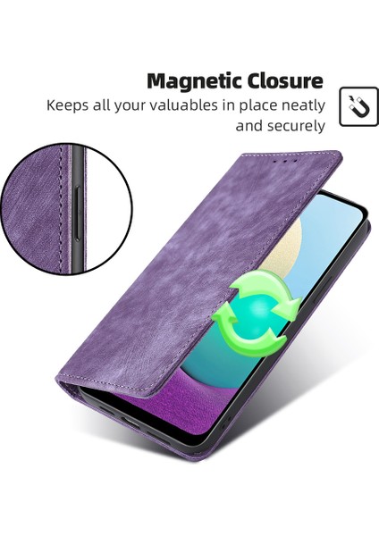 Tecno Camon 19 Pro Için Telefon Kılıfı Kart Yuvalı Deri Telefon Kılıfı (Yurt Dışından)