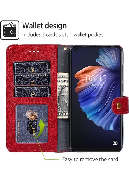 Kart Yuvası ile Motorola Moto G73 5g Deri Telefon Kılıfı Için Telefon Kılıfı (Yurt Dışından) modelleri