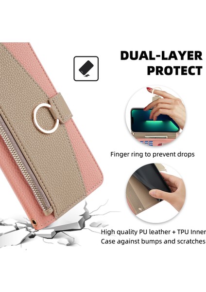 Kart Yuvası ile Oppo Reno 8t 4g Deri Telefon Kılıfı Için Telefon Kılıfı (Yurt Dışından) modelleri