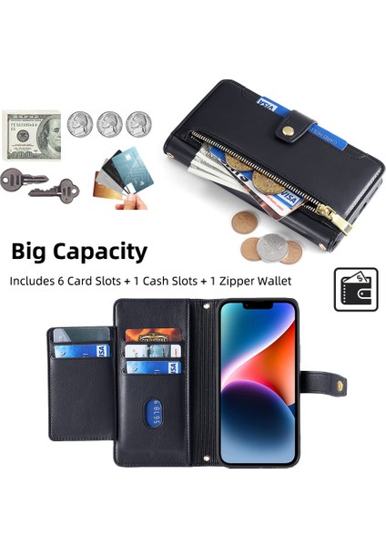 Tecno Camon 19 Pro Için Telefon Kılıfı Kart Yuvalı Deri Telefon Kılıfı (Yurt Dışından)