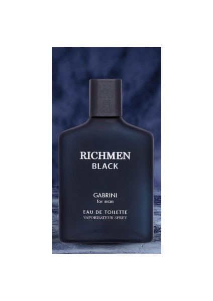 Richmen Black For Man Edt 100 ml Parfüm