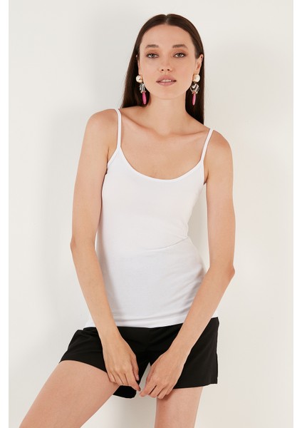 Esnek Pamuklu Slim Fit Ip Askılı 2'li Atlet Bayan Atlet 5865271 modelleri