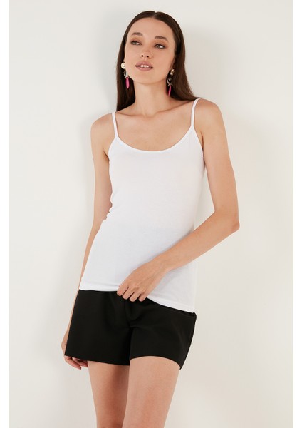 Esnek Pamuklu Slim Fit Ip Askılı 2'li Atlet Bayan Atlet 5865271 fırsatları