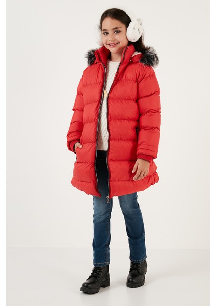 Içi Peluş Astarlı Çıkarılabilir Kapüşonlu Suya Dayanıklı Mont Kız Çocuk Mont 5761910 fiyatları