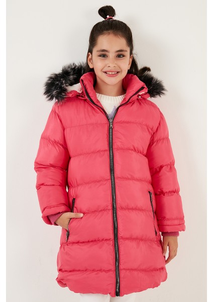 Içi Peluş Astarlı Çıkarılabilir Kapüşonlu Suya Dayanıklı Mont Kız Çocuk Mont 5761910