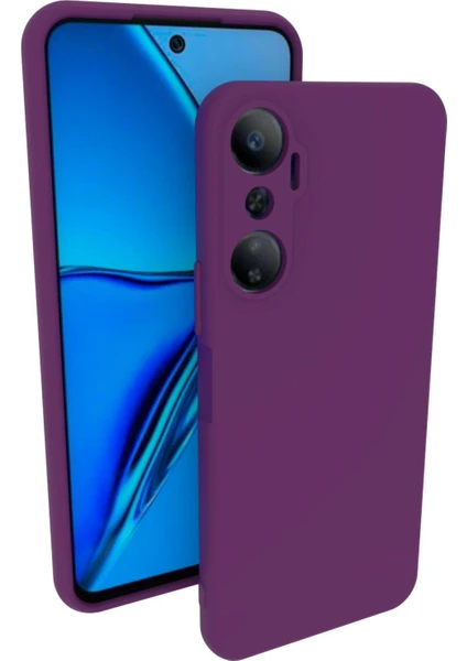 Infinix Hot 20 Kılıf Kamera Korumalı Silikon Rubber Arka Kapak