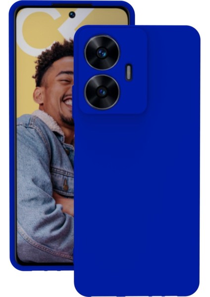 Realme C55 Kılıf Kamera Korumalı Silikon Rubber Arka Kapak