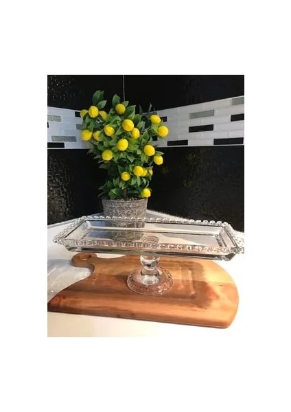 Kosova Cam Kalp Sunumluk 30 cm