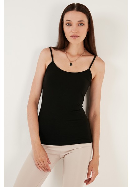 Esnek Pamuklu Slim Fit Ip Askılı 2'li Atlet Bayan Atlet 5865271 fiyatları