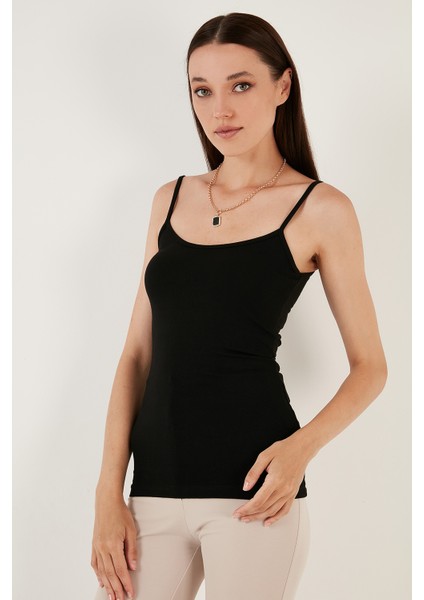 Esnek Pamuklu Slim Fit Ip Askılı 2'li Atlet Bayan Atlet 5865271 fırsatları