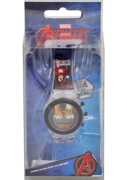 Ironman LED Işıklı Dijital Kol Saati Mask