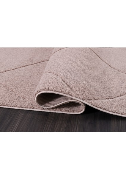 Almoss Dolce 1334B Bej Dekoratif Makine Halısı