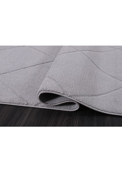 Almoss Dolce 1334D Gümüş Dekoratif Makine Halısı modelleri