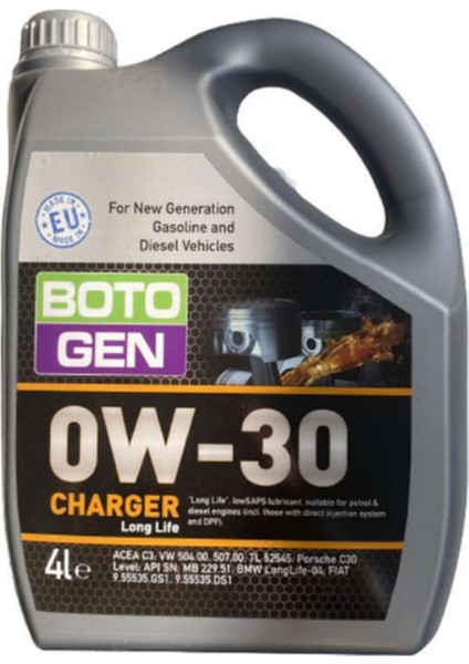 Botogen JM00908 Botogen Charger 0W/30 Long Life 4lt Motor Yağı modelleri