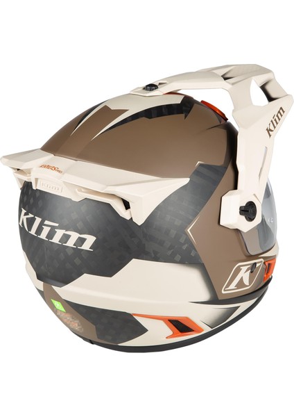 Krios Pro Karbon Adv Rally Motosiklet Kaskı (Kahve / Bej) fiyatları
