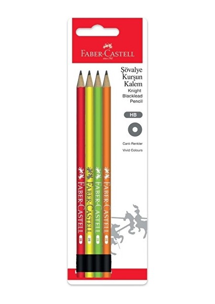 Faber Castell Şövalye Hb Kurşun Kalem 4'lü