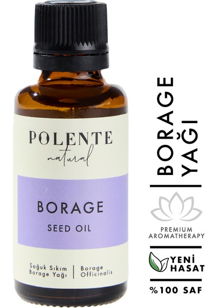 Borage (Hodan) Yağı - Soğuk Sıkım (30 ml)