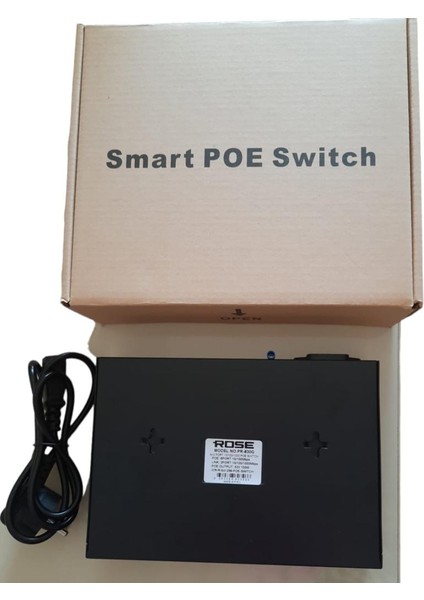 8+2 Port Poe Network Ip Kamera Için 8 Port Swich