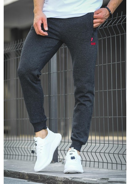 Sorel Paçası Lastikli Şardonlu Kalın Kumaş Slim Fit Erkek Eşofman Altı modelleri