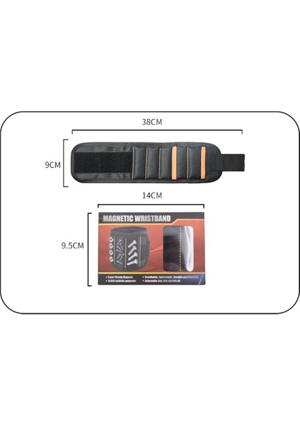 Beş Izgaralı Manyetik Bilek Kayışı Elektrikçi Alet Seti Manyetik Bilek Kayışı (Yurt Dışından) fiyatları