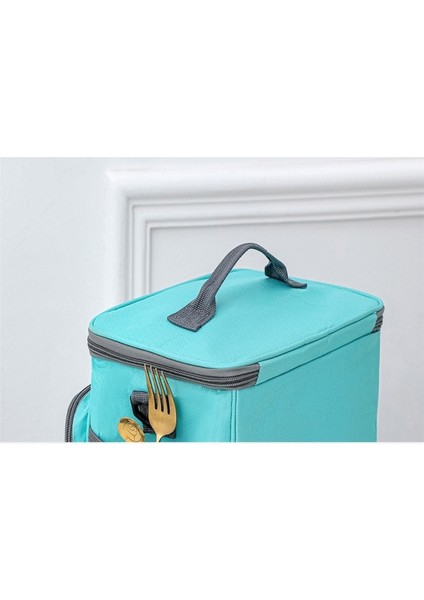 Taşınabilir Oxford Kumaş Soğutucu Çanta Öğle Yemeği Topper (Yurt Dışından) fırsatları