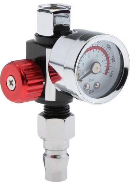 2x Evrensel Alaşım Boya Püskürtme Hava Regülatörü 0- Kırmızı 2pcs Kırmızı 3.2cm (Yurt Dışından) fırsatları