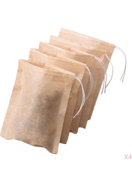 400X Kağıt Çay Filtre Torbaları, Drawstring 7X5CM (Yurt Dışından)