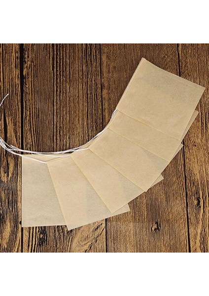 400X Kağıt Çay Filtre Torbaları, Drawstring 7X5CM (Yurt Dışından)