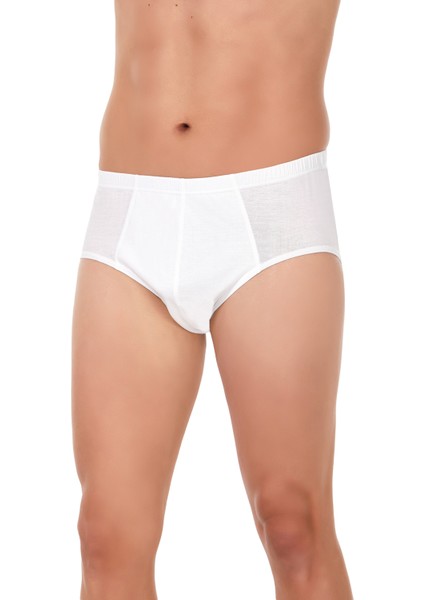 Erkek Beyaz 3'lü Paket Süper İnce Slip