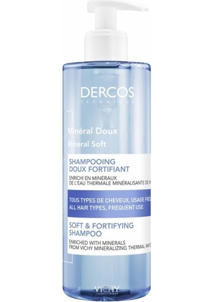 Dercos Mineral Soft Şampuan 400 ml