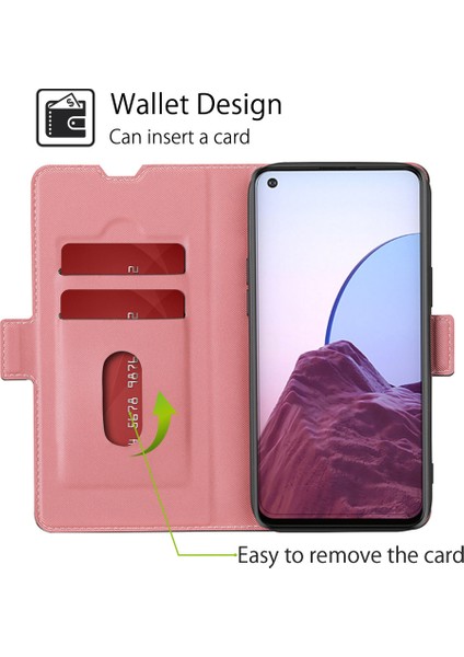 Oneplus Nord Ce 5g Için Telefon Kılıfı Kart Yuvalı Deri Telefon Kılıfı (Yurt Dışından) modelleri