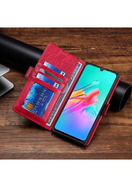Blackview Oscal C30 Pro Için Telefon Kılıfı Kart Yuvalı Deri Telefon Kılıfı (Yurt Dışından)