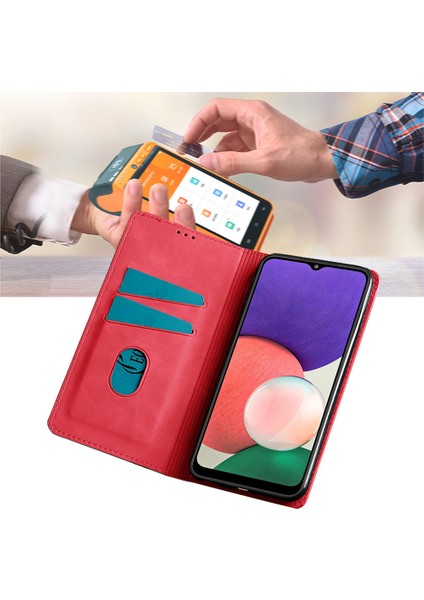 Tecno Camon 19 Neo Için Telefon Kılıfı Kart Yuvalı Deri Telefon Kılıfı (Yurt Dışından)