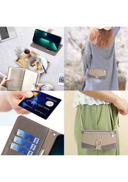 Kart Yuvası ile Tecno Pova Neo 2 Deri Telefon Kılıfı Için Telefon Kılıfı (Yurt Dışından)